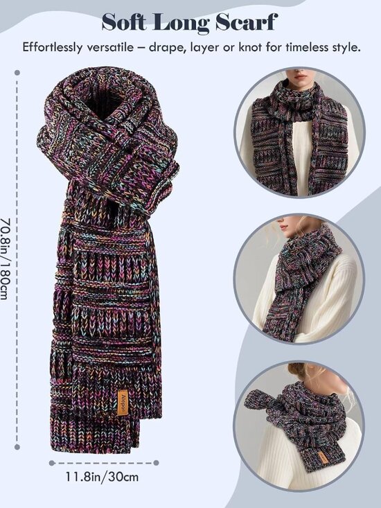 Cozy Winter Beanie, Scarf & Touchscreen Gloves Set for Women - Warm 3-in-1 main image 5